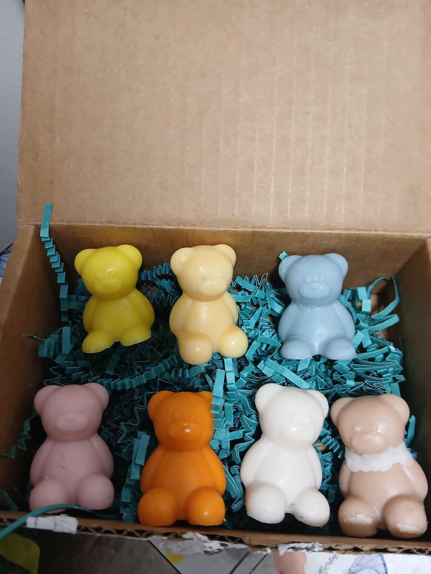 Teddy bear wax melts