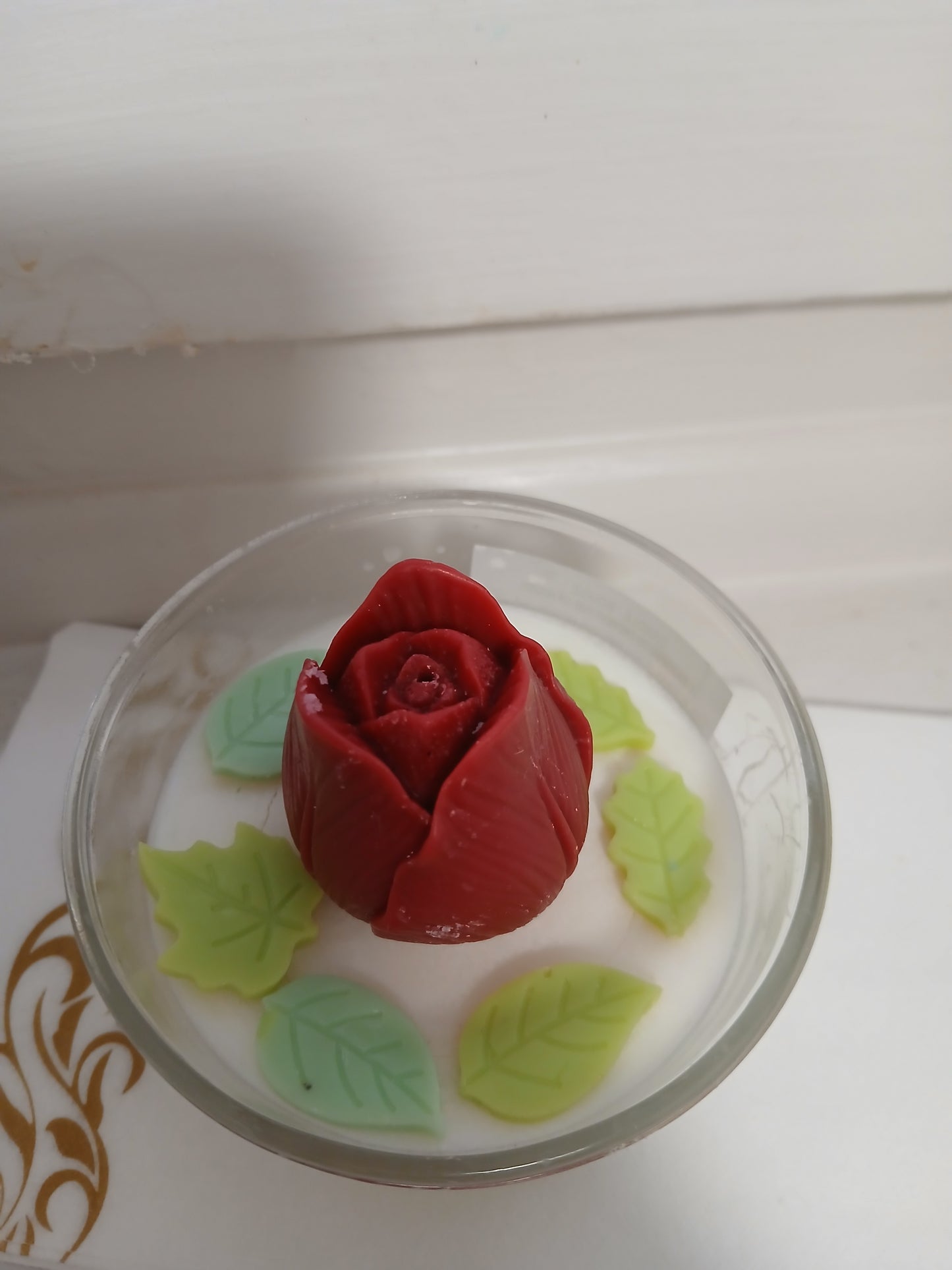 The one rose candle