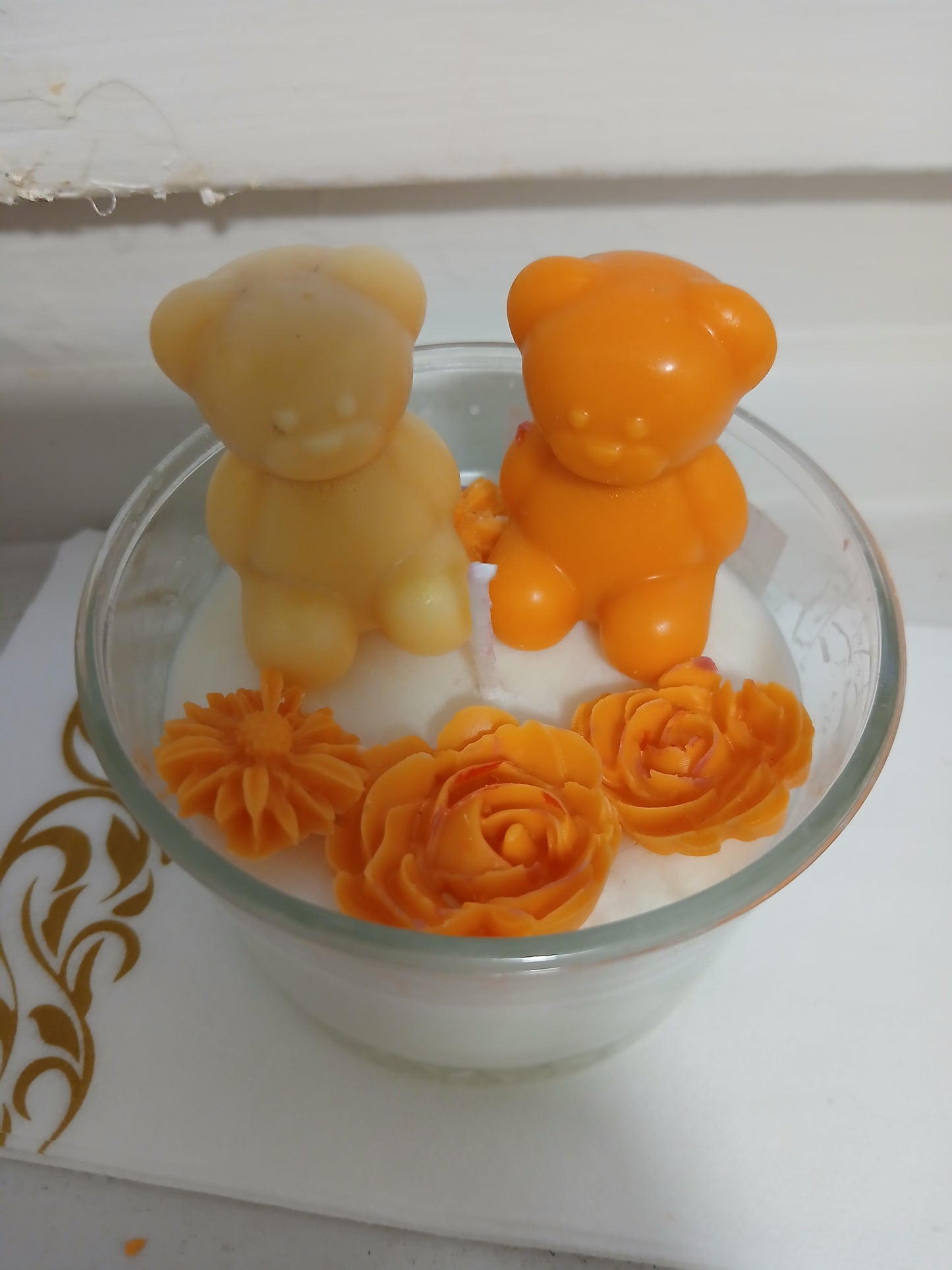 Bear candle