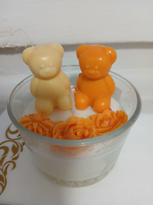 Bear candle