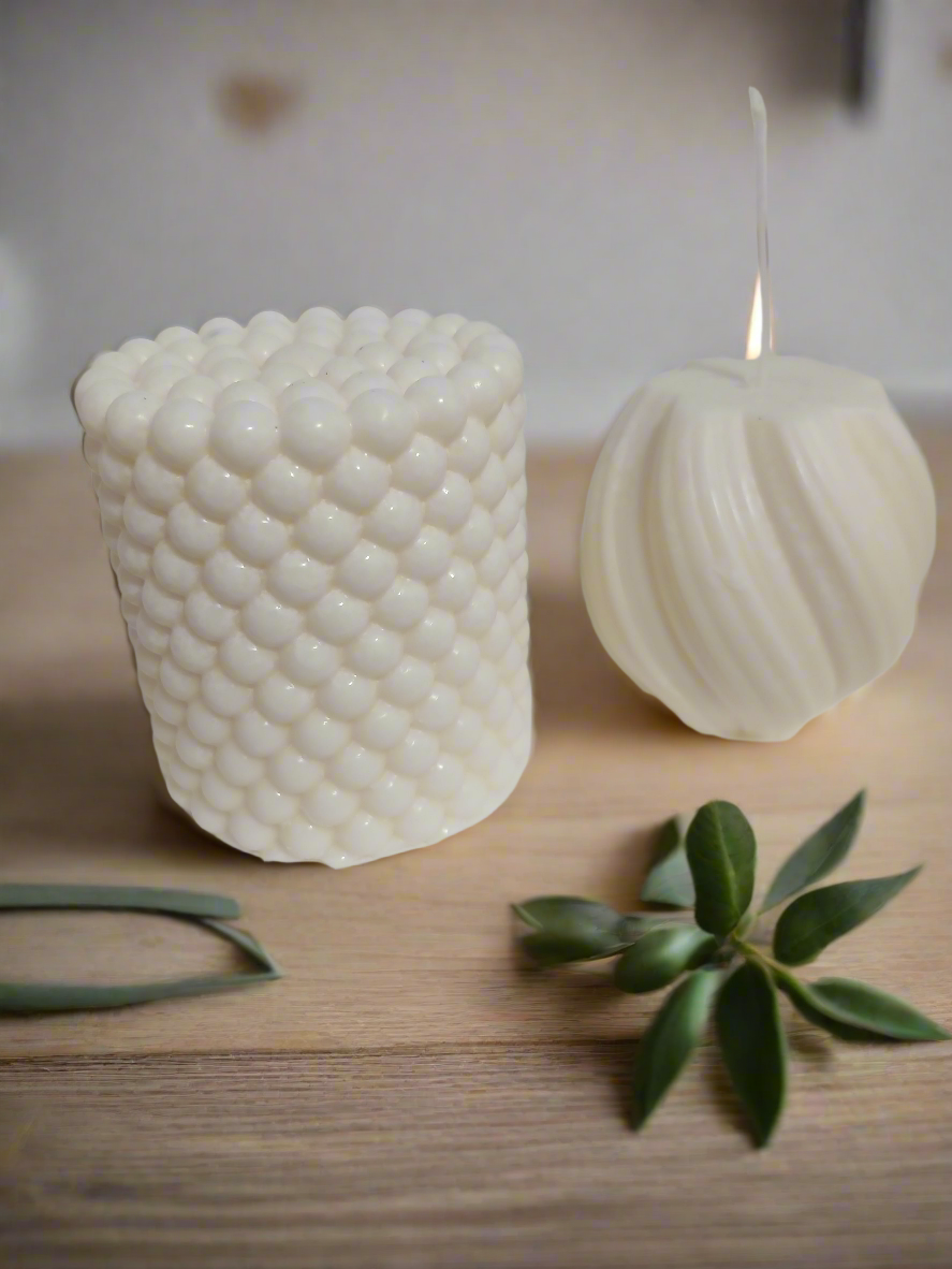 Bubble &wave candle